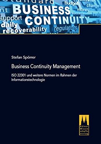 Buchcover: Business Continuity Management